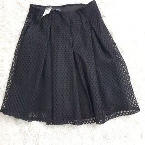 Black Mesh Skirt